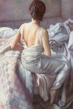 水粉大师Steve Hanks 248-Like a Silk Butterfly